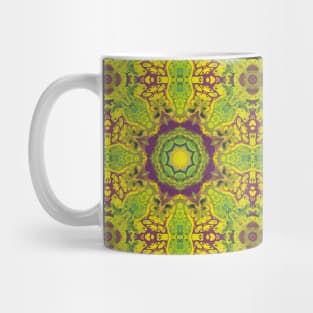 Green and Purple Hammer Gear Pattern - WelshDesignsTP004 Mug